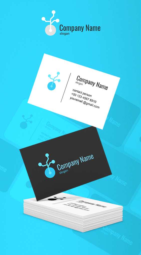 How to make a digital business card: make a business card online.